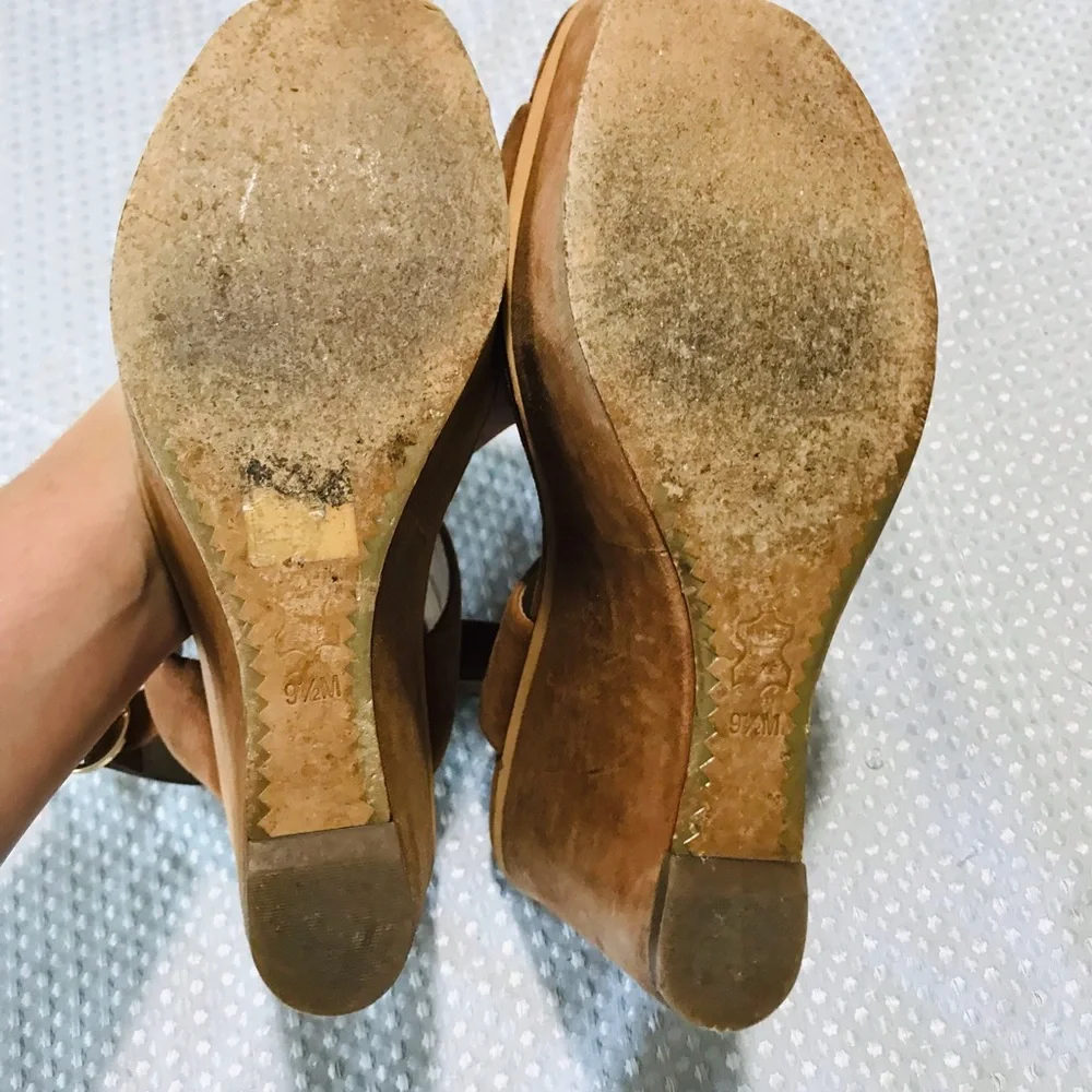 Tory Burch suede wedges
